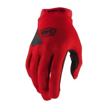 Moto rukavice S100 rukavice RIDECAMP, 100% - USA (červená, vel. S)