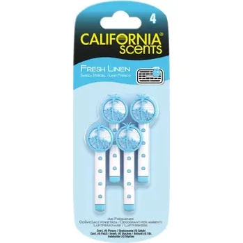 California Scents VENT STICKS SINGLE SCENT Fresh Linen