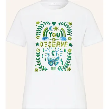 Darling Harbour Dámské Tričko S Flitry, bílá, 42