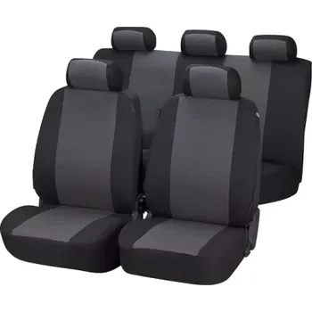 Ochranný autopotah WALSER AUTOPOTAH PINETO ČERNO-ŠEDÝ 4 SEDADLA
