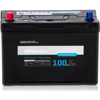 Autobaterie DYNAMAX ENERGY BLUELINE 100 ASIA L 12V 100AH 720A