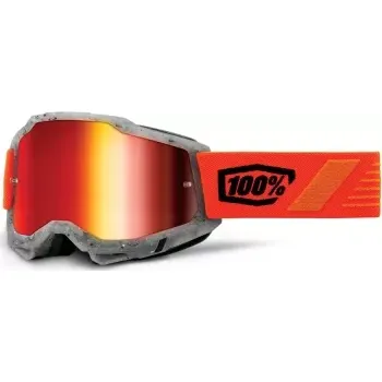 Příslušenství k helmě na motorku S100 ACCURI 2, 100% SCHRUTE, červené plexi