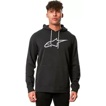 Pánská mikina mikina AGELESS 2 HOODIE, ALPINESTARS (šedá/černá, vel. XL)