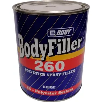 Tmel HB BODY 260 filler - stříkací tmel 1L