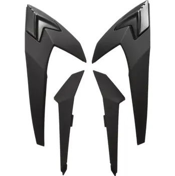 Motodoplněk horní kryt ventilace pro přilby VALOR, AIROH (černý)