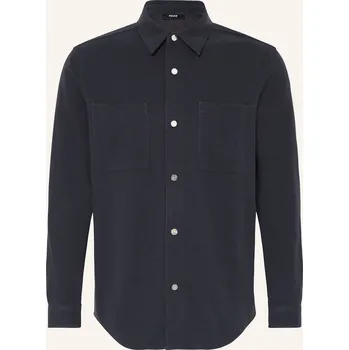 Pánská košile Reiss Pánská Manšestrová Svrchní Košile Fitzroy, tmavě modrá, 40