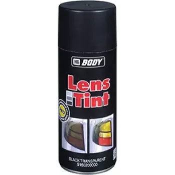 Silikonový sprej HB BODY lens tint - sprej k zatmavení světel černý 400ml