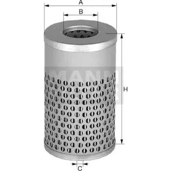 Hydraulický filtr MANN FILTER Filtr hydrauliky H 617 n