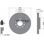 TEXTAR Brzdový kotouč větraný Ø280mm 92091903