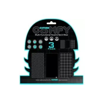 nákrčníky Comfy Tartan, OXFORD (sada 3 ks)