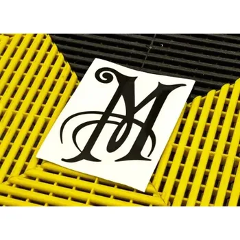 MEGUIARS Samolepka Meguiar's - černá tištěná na čirém podkladu 10x15cm
