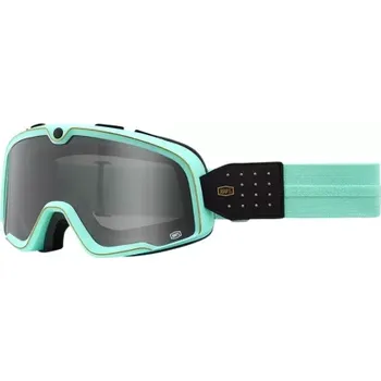 Příslušenství k helmě na motorku S100 BARSTOW 100% - USA, brýle Cardif - kouřové plexi