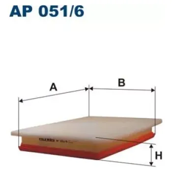 Vzduchový filtr FILTRON Vzduchový filtr AP 051/6
