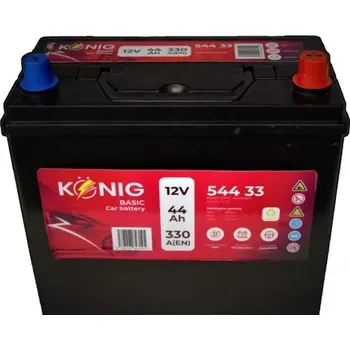 Autobaterie KÖNIG König Basic K54433 P+ 12V 44Ah 330A