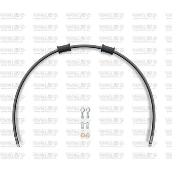 Hadice zadní brzdy venhill powerhoseplus suz-7016rs-bk (1 hadice v sadě) černé hadice, nerezové koncovky