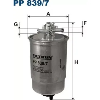 Palivový filtr FILTRON Palivový filtr PP 839/7