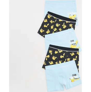 Dětská móda Reserved - Boxerky Pokémon 5&nbsp;pack - bleděmodrá - 708CY-05X - 708CY-05X-U15