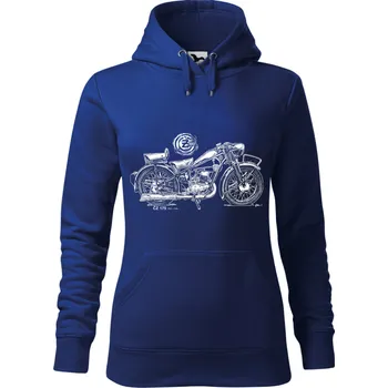 Dámská mikina Mikina - ČZ 175 Barva: Královská modrá (05), Velikost: XXL, Střih: Dámské