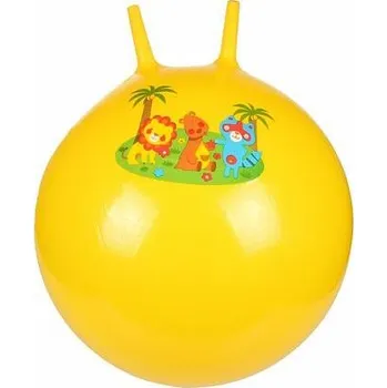 Hopsadlo Merco Hom Jump skákací gymnastický míč žlutá Průměr: 65 cm