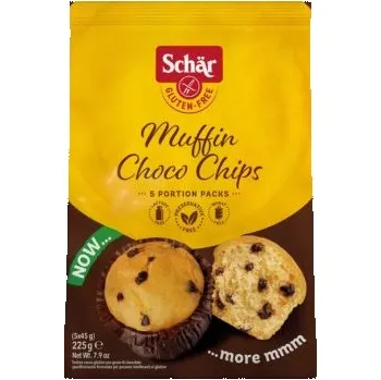 Schär Muffin choco chip 225g (5 ks) balení XL sladké čokoládové muffiny pečivo bez lepku