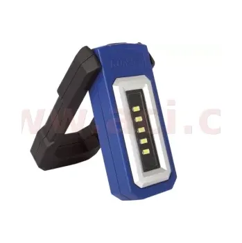 Svítilna pracovní LED lampa výklopná, nabíjecí, s magnetem a rukojetí na zavěšení KUNZER