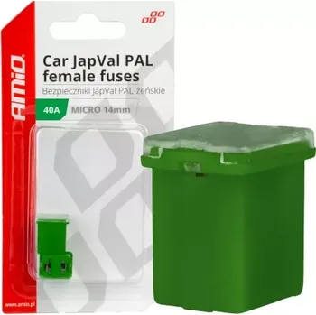 Autopojistky AMIO Pojistky JAPVAL PAL samice 40A -03454