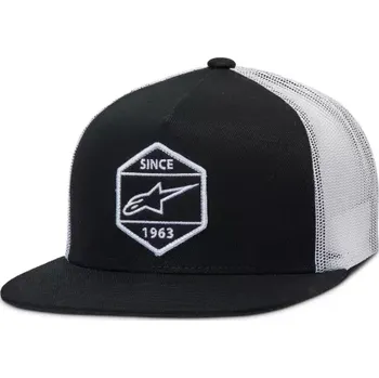 Kšiltovka kšiltovka BOLT TRUCKER, ALPINESTARS (černá/bílá)