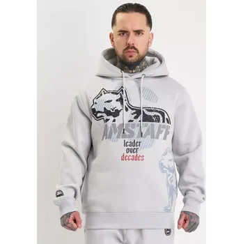 Pánská mikina Amstaff Pánská Mikina Milian Hoodie Stone
