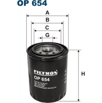 Olejový filtr FILTRON Olejový filtr OP 654