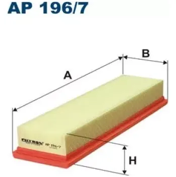 Vzduchový filtr FILTRON Vzduchový filtr AP 196/7