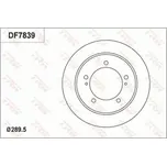 TRW Brzdový kotouč plný Ø289mm DF7839