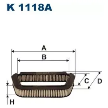 Kabinový filtr FILTRON Kabinový filtr K 1118A