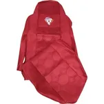 Autopotahy welurové pro DAF 95XF/105XF/LF/CF, červená barva (č. 3)