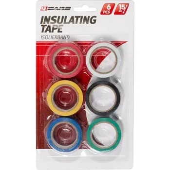 Lepicí páska 4CARS IZOLAČNÍ PÁSKA BAREVNÁ 6KS, 15MM
