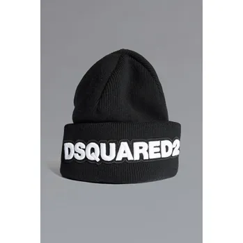 Čepice DSQUARED2 BEANIE BLACK 900