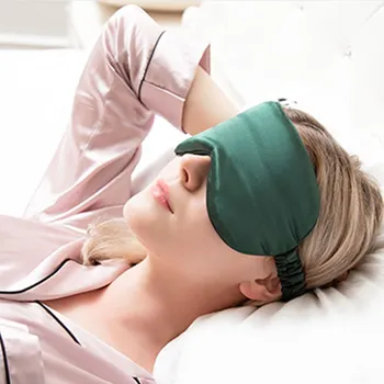 Hedvábná spací maska 19MM, WHITE ORCHID Barva hedvábí: tmavě šedá