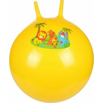 Gymnastický míč Merco Hom Jump skákací gymnastický míč žlutá průměr 65 cm