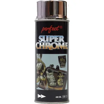 umělá květina Stříbrná barva ve spreji s efektem chromu 400 ml