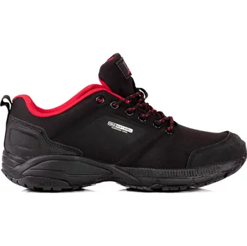 Dámská treková obuv Dámské černé trekové boty 1099B/R Velikost: 38