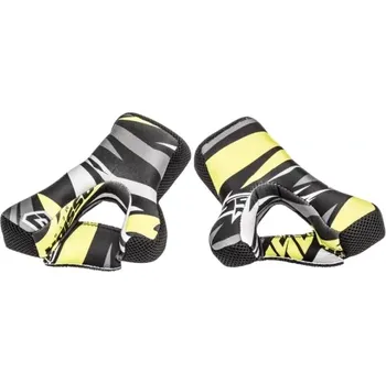 Motodoplněk Vložka interiéru pro helmy CROSS PRO II, CASSIDA (žlutá fluo/černá/bílá/šedá, vel. XS)