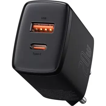 AMIO nabíječka Baseus Compact Quick Charger, USB, USB-C, 20W