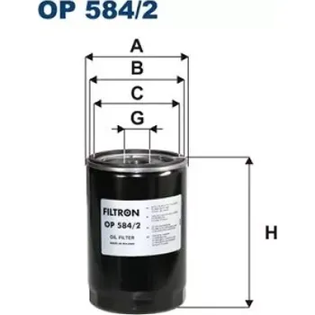 Olejový filtr FILTRON Olejový filtr OP 584/2