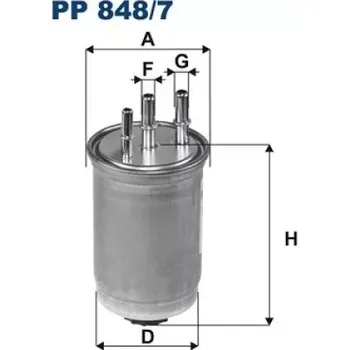 Palivový filtr FILTRON Palivový filtr PP 848/7