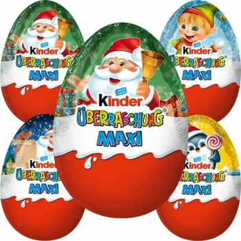 Čokoláda Kinder Surprise Maxi vánoční 100 g mix motivů