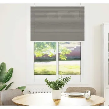 Stavebniny vidaXL Plisovaná roleta 90x100 cm Šířka látky 89,4 cm [4015175] Barva: antracitová