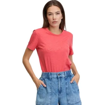 Dámské tričko GAP LOGO SLUB S Lososová