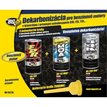 Provozní kapalina BG Products BG KIT 6577 KIT KOMPLETNÍ DEKARBONIZACE – benzín