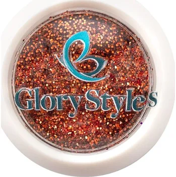 GloryStyles Glitry na nehty - měděná