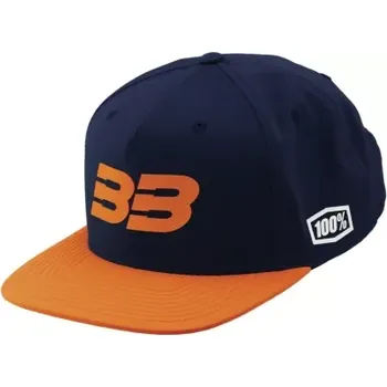 Kšiltovka S100 kšiltovka 100% - BB33 Snapback modrá/oranžová (vel. UNI)