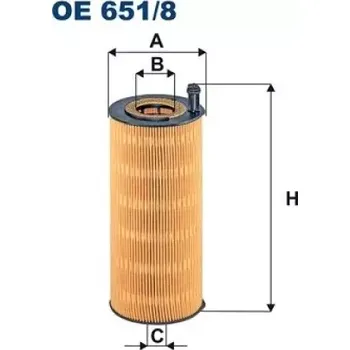 Autodíl FILTRON Olejový filtr OE 651/8